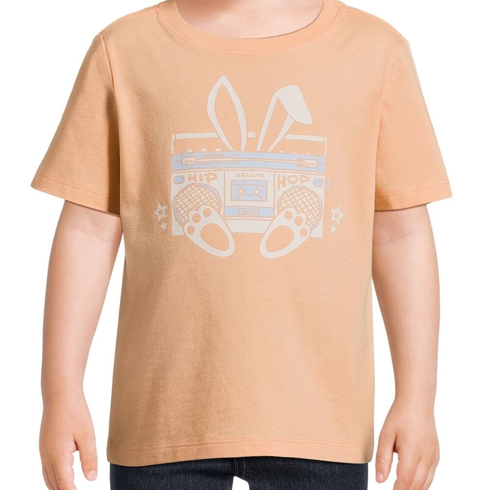 Wonder Nation Bunny TODDLER BOYS Hip Hop Ghetto Blaster Shirt SIZE 3T NEW